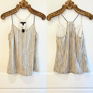 Banana Republic NEW Sequin Striped Racerback Tank